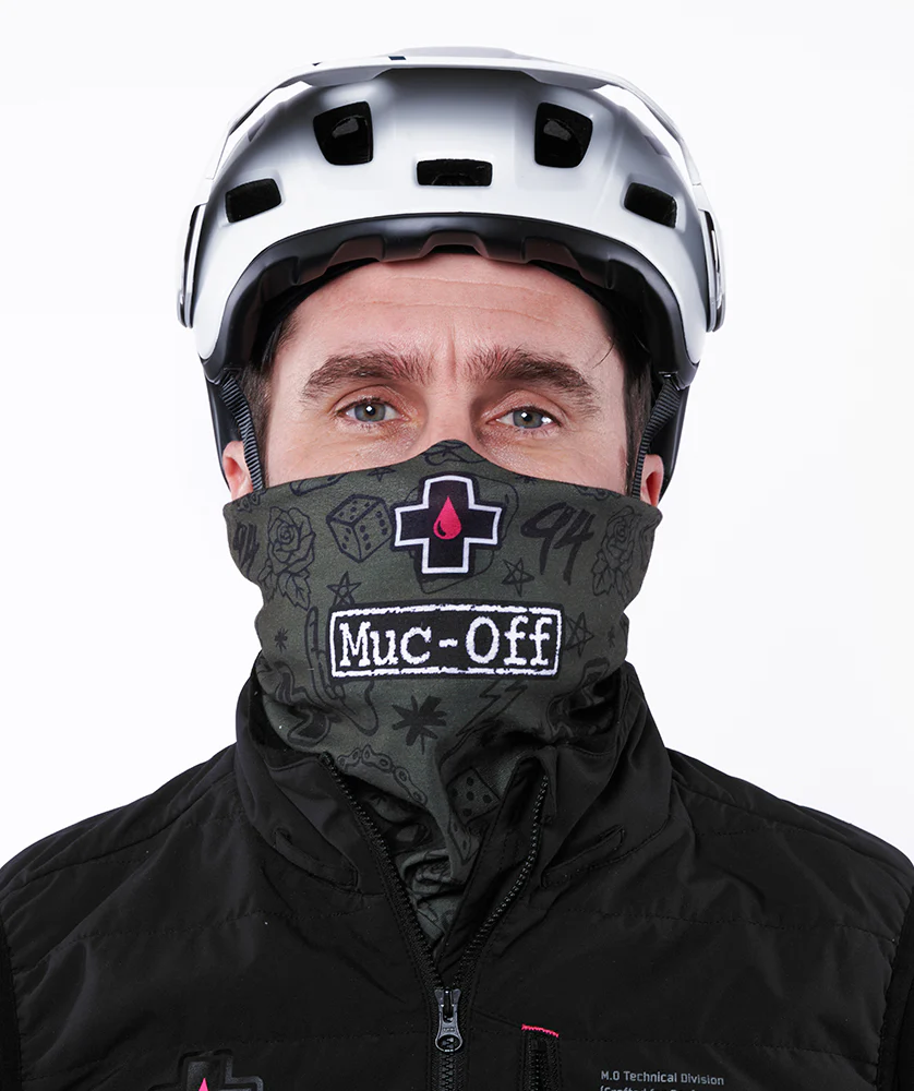 Lightweight Neck Gaiter - Green Punk - Image 4