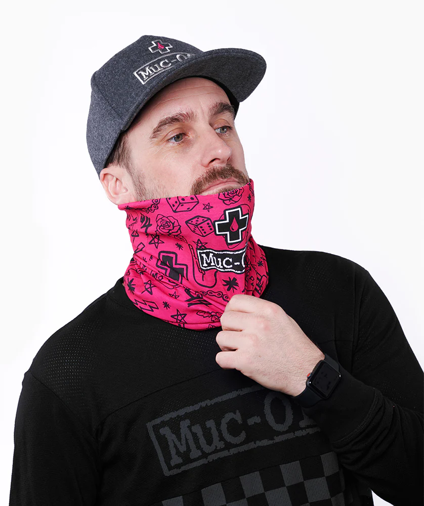 Lightweight Neck Gaiter - Pink Punk - Image 4